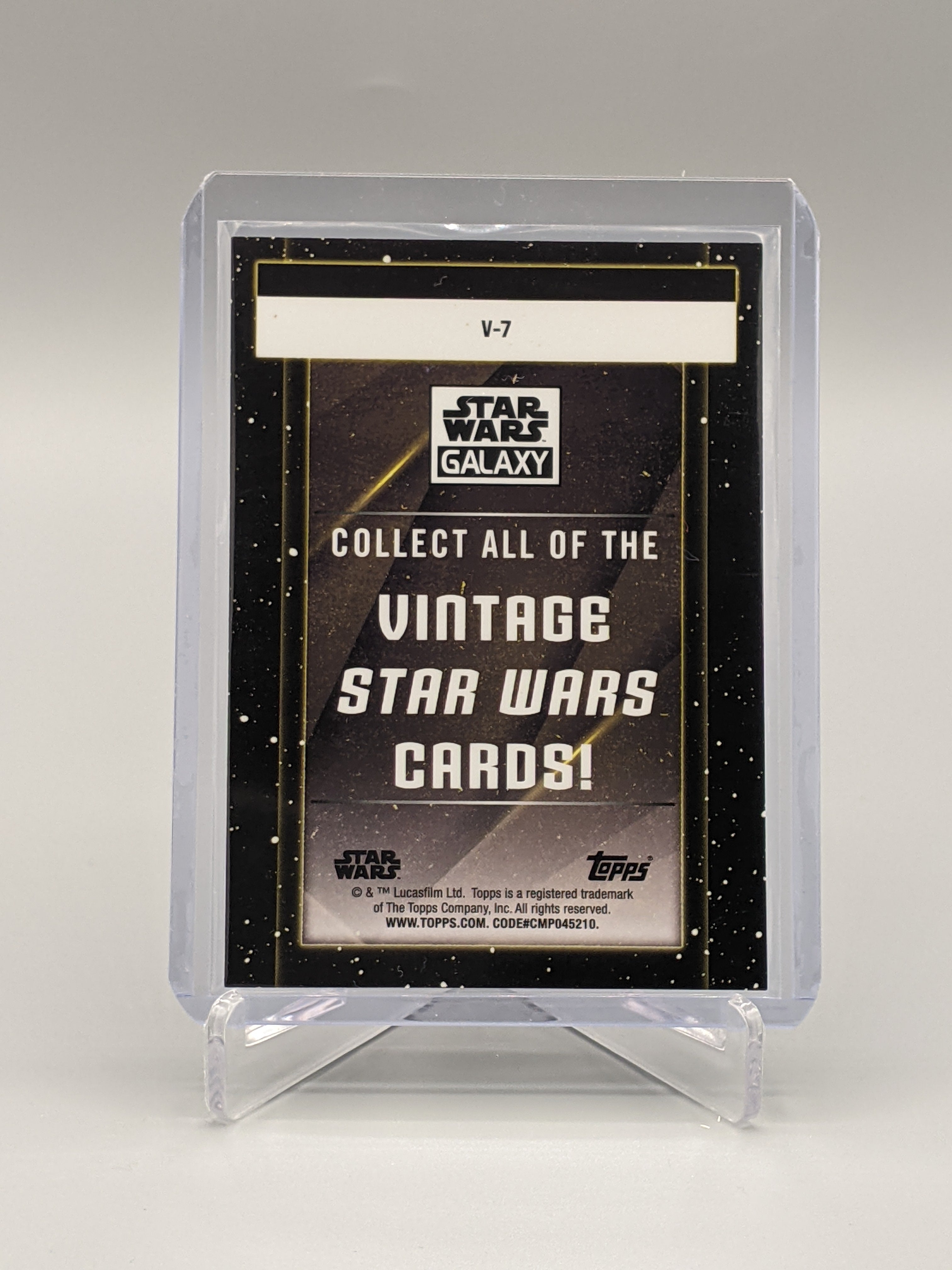 2021 Topps Chrome Star Wars Galaxy Refractor Vintage #V-7 Death Star Racing Set