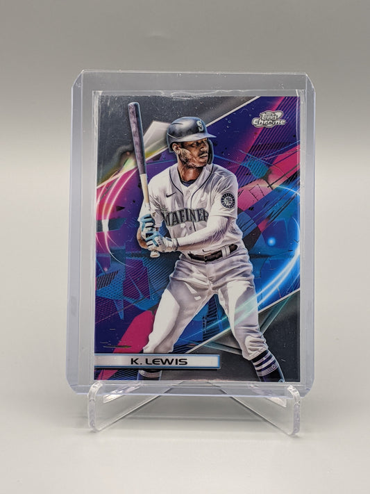 2022 Topps Chrome Cosmic #132 Kyle Lewis Mariners