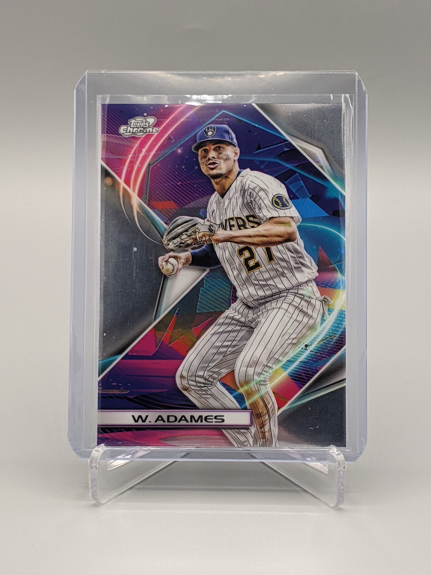 2022 Topps Chrome Cosmic #131 Willy Adames Brewers