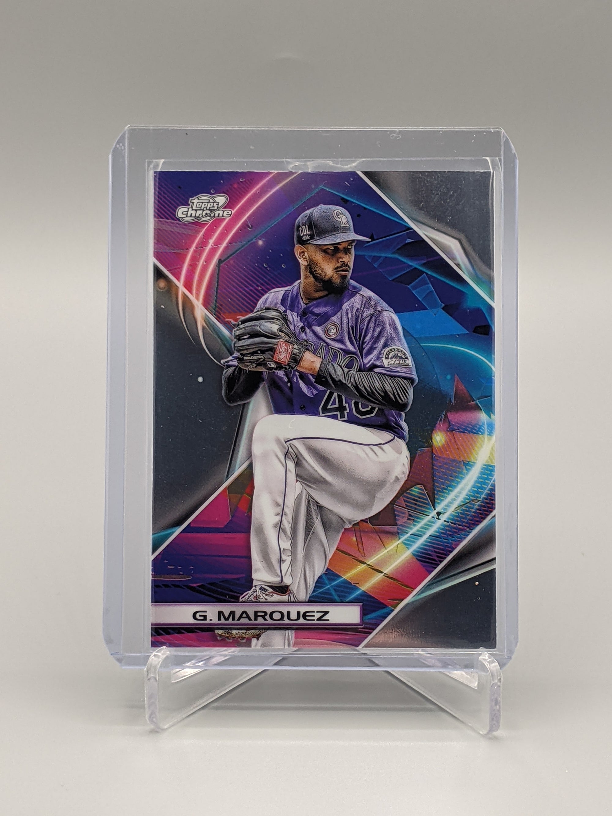 2021 Topps Chrome Cosmic #90 German Marquez Rockies