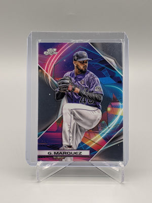 2021 Topps Chrome Cosmic #90 German Marquez Rockies