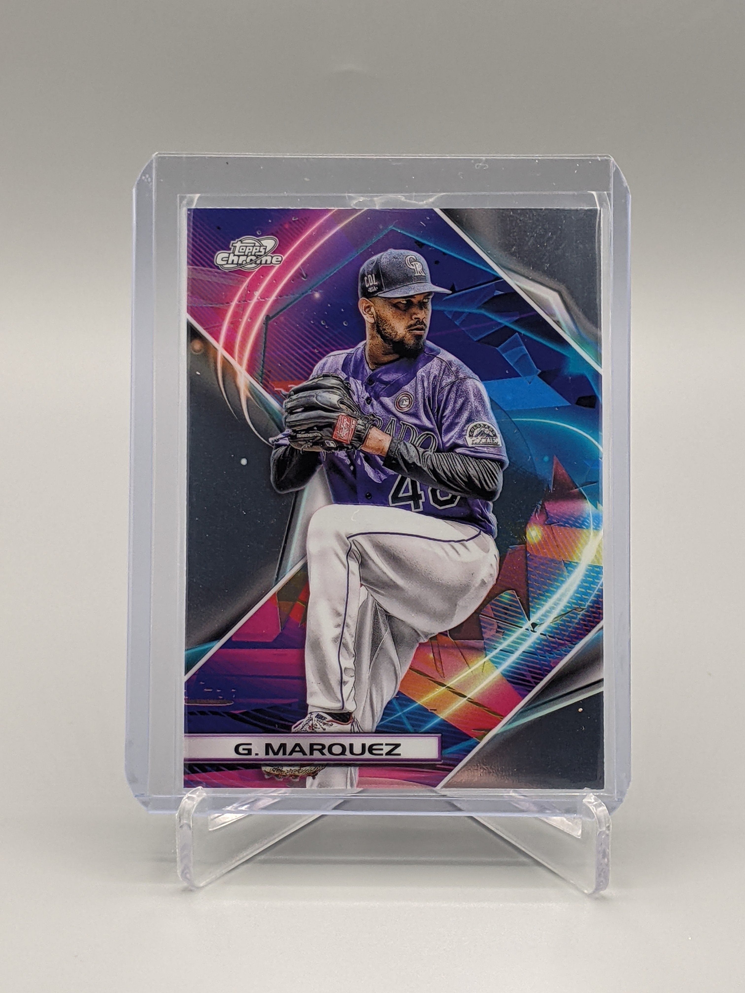 2021 Topps Chrome Cosmic #90 German Marquez Rockies