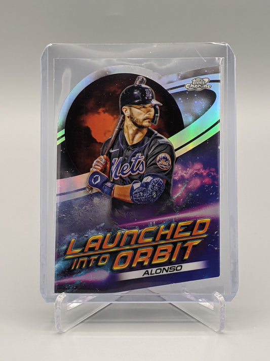 2022 Topps Chrome Cosmic Launched Into Orbit #LIO-11 Pete Alonso Mets