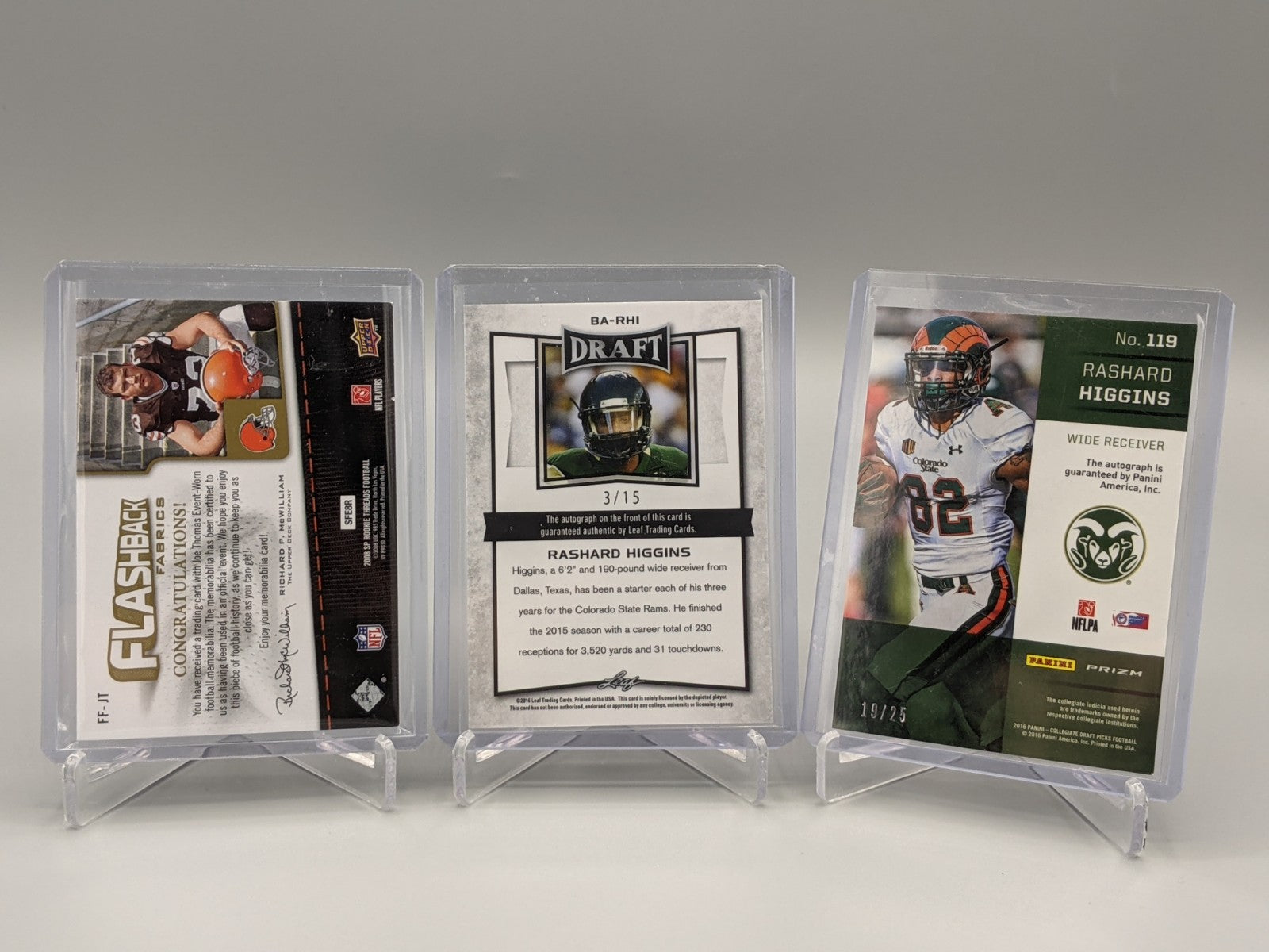 Cleveland Browns (9) Card Lot RC, Auto, Serial #'d