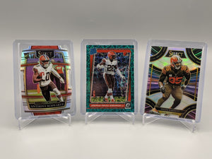 Cleveland Browns (9) Card Lot RC, Auto, #'d Myles Garrett
