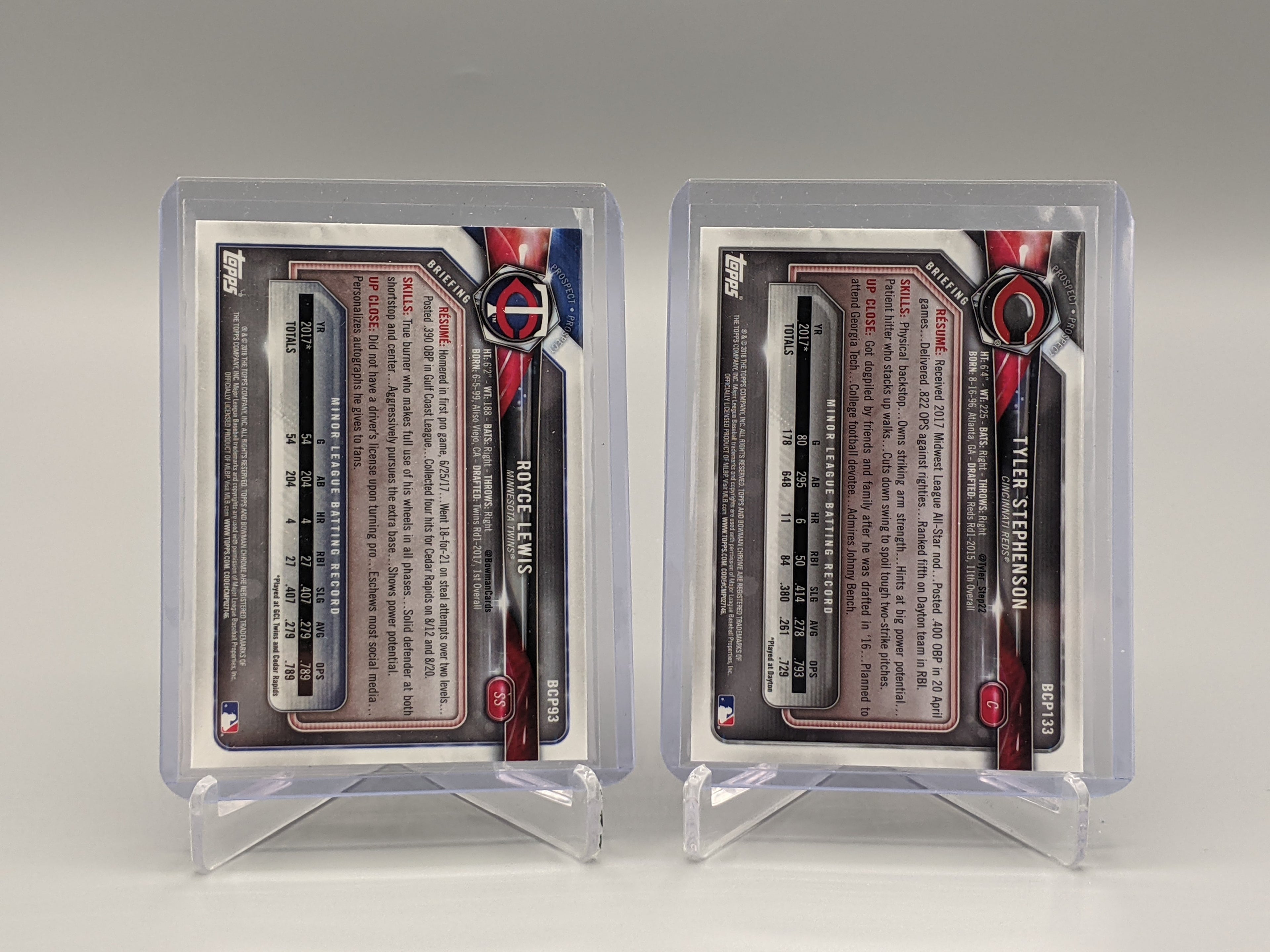 2018 Bowman Chrome Prospects Lot Pache, Jimenez (5 Cards) Crdinals Braves White Sox