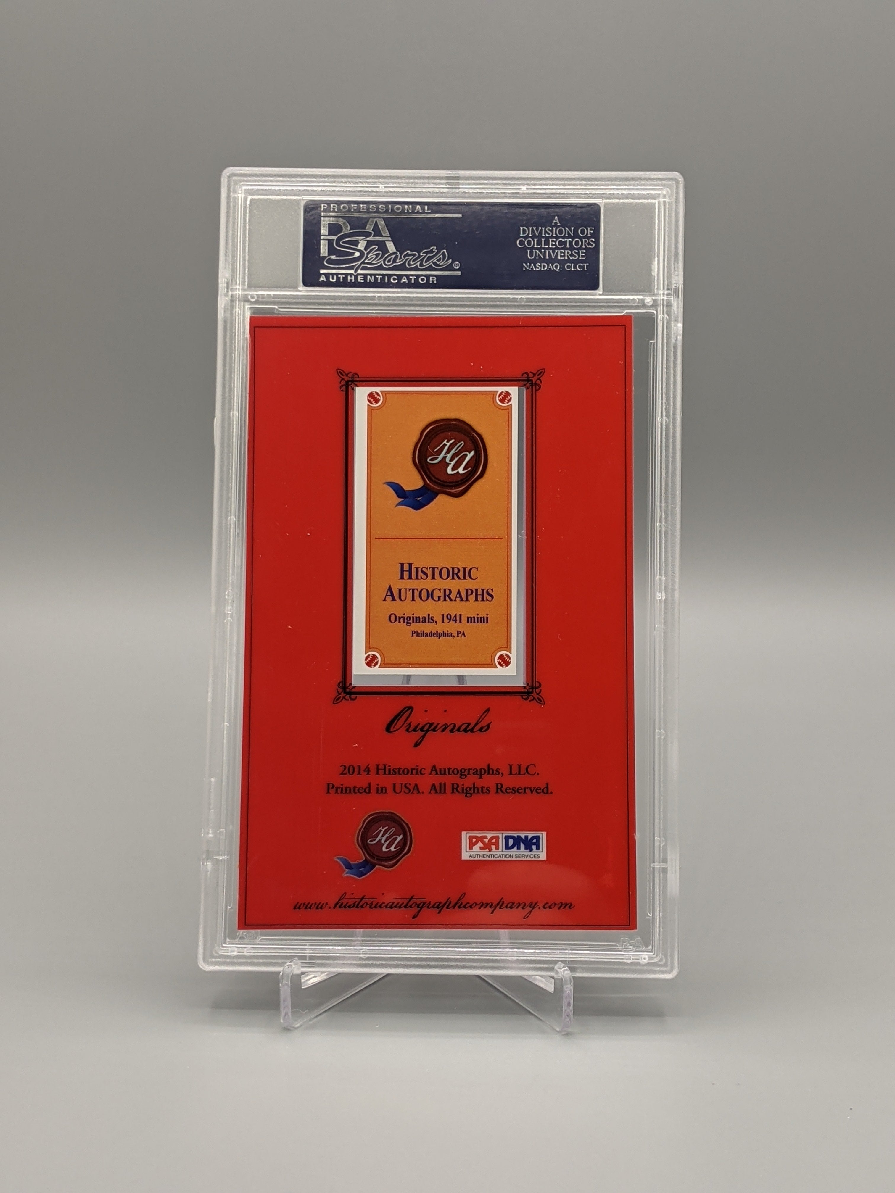 2014 Historic Autographs Originals Bruce Sutter