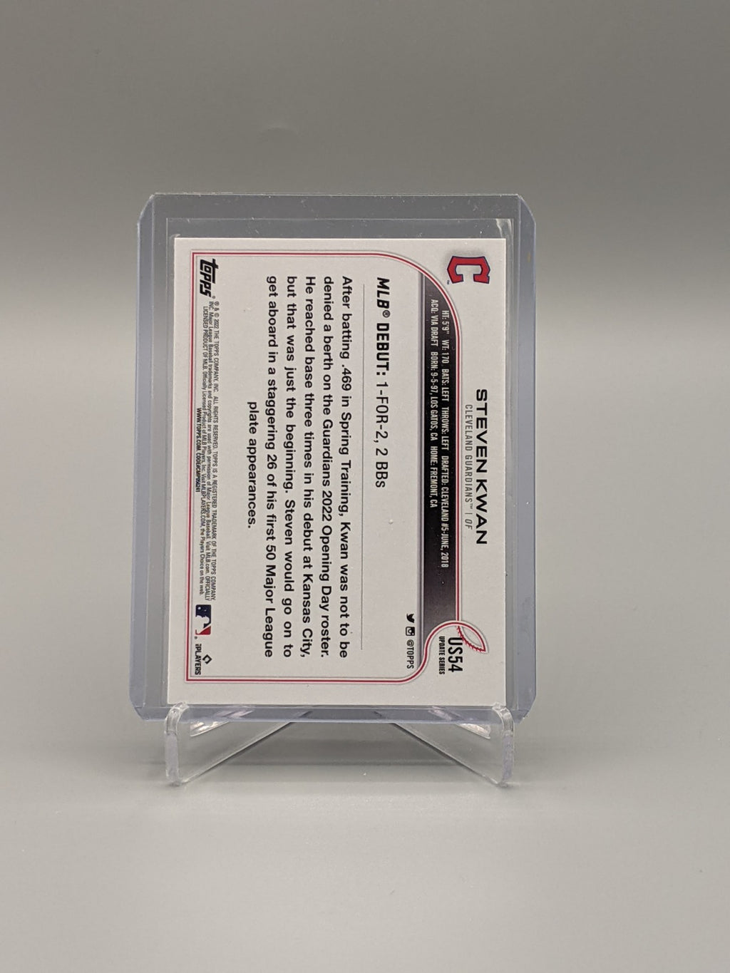 2022 Steven Kwan RC Lot (13 Cards) Guardians