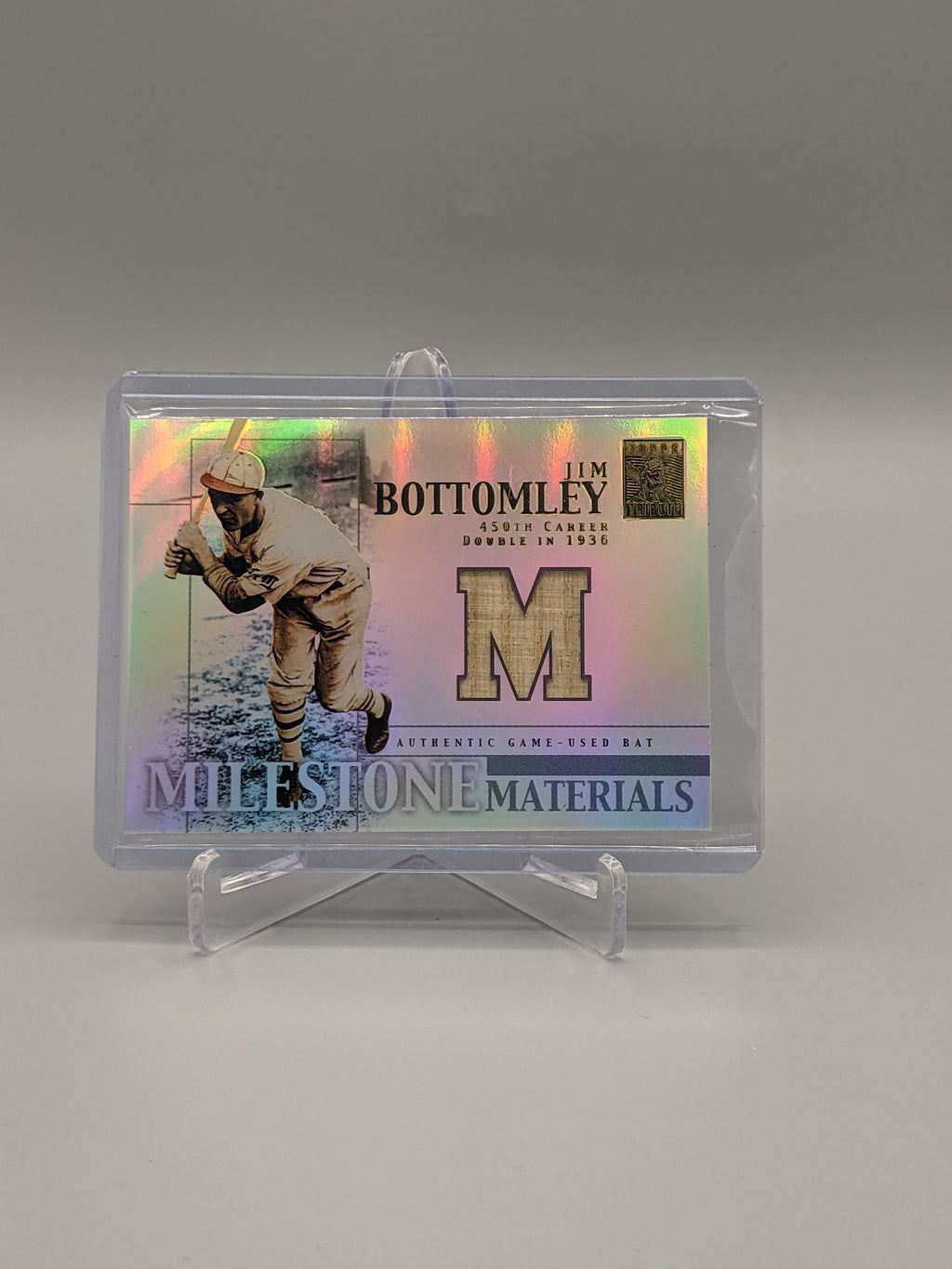 2002 Topps Tribute Milestone Materials Jim Bottomley Cardinals