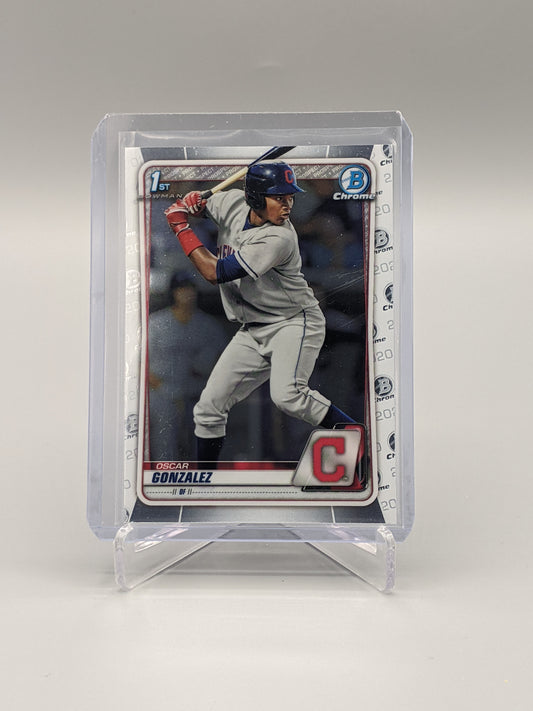 2020 Bowman Chrome #BCP-109 Oscar Gonzalez Guardians