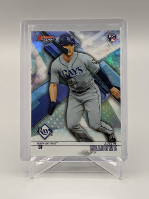 2018 Bowman Best Refractor #9 Austin Meadows RC Rays