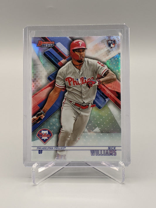 2018 Bowman Best Refractor #26 Nick Williams RC Phillies