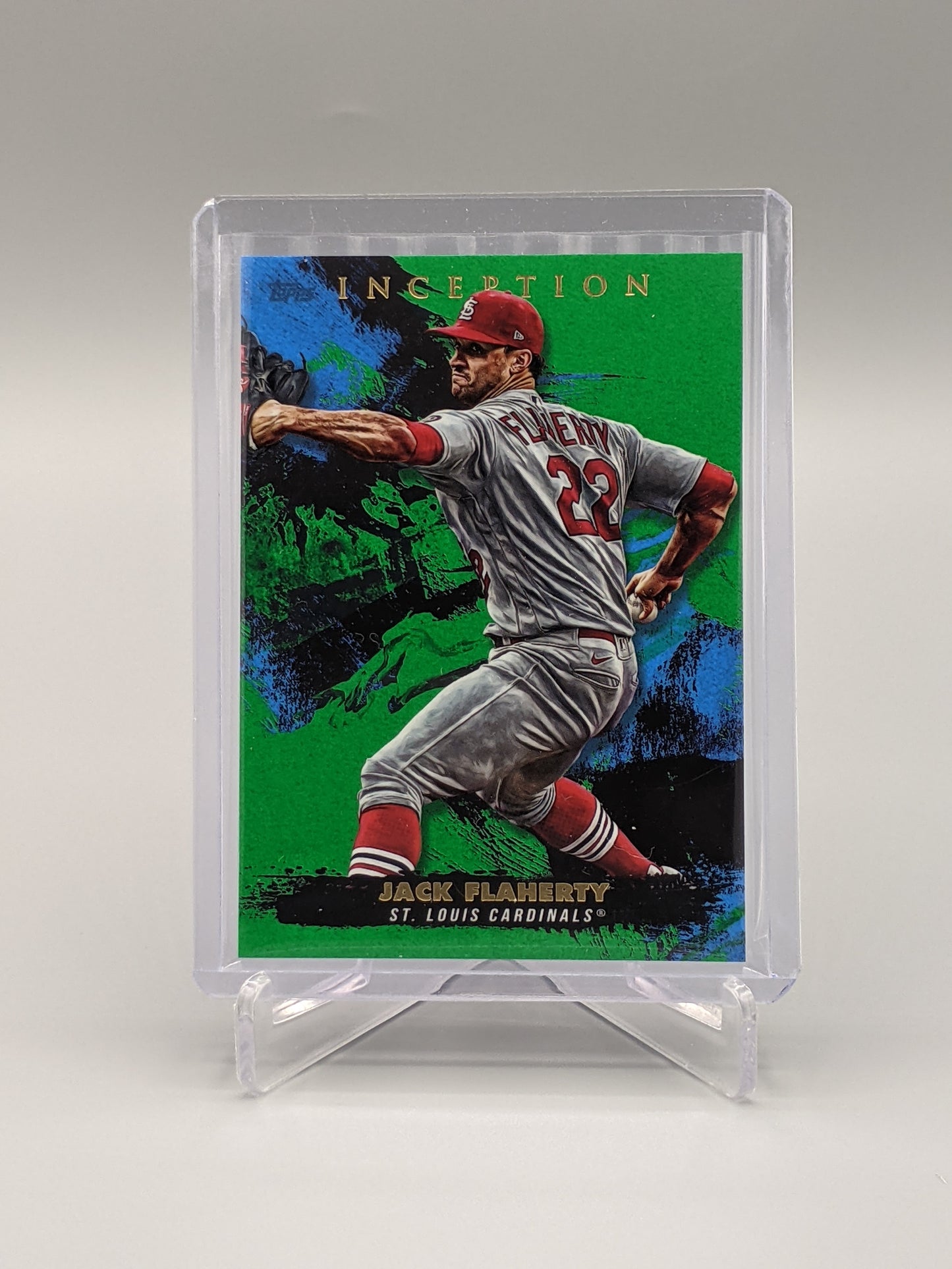 2021 Topps Inception Green #47 Jack Flaherty Cardinals