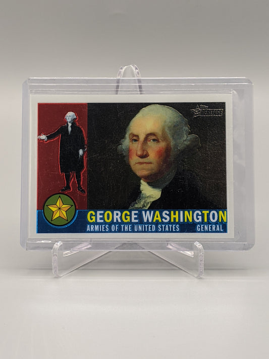 2009 Topps American Heritage Heroes Chrome #C1 George Washington #/1776