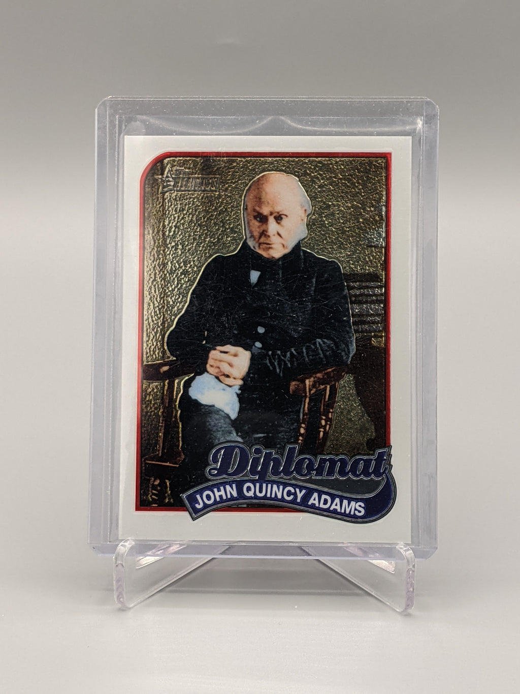 2009 Topps American Heritage Heroes Chrome #C89 John Quincy Adams #/1776
