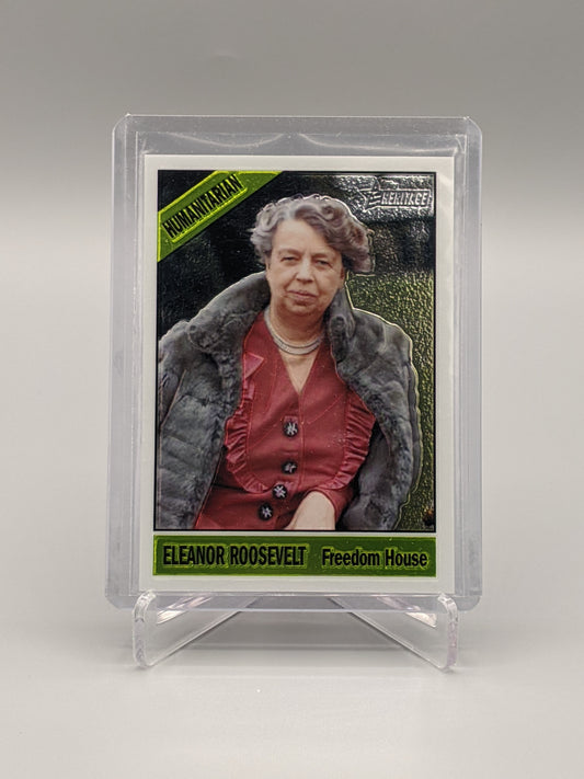 2009 Topps American Heritage Heroes Chrome #C80 Eleanor Roosevelt #/1776