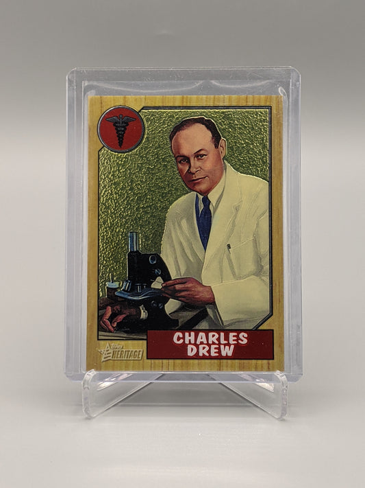 2009 Topps American Heritage Heroes Chrome #C62 Charles Drew #/1776