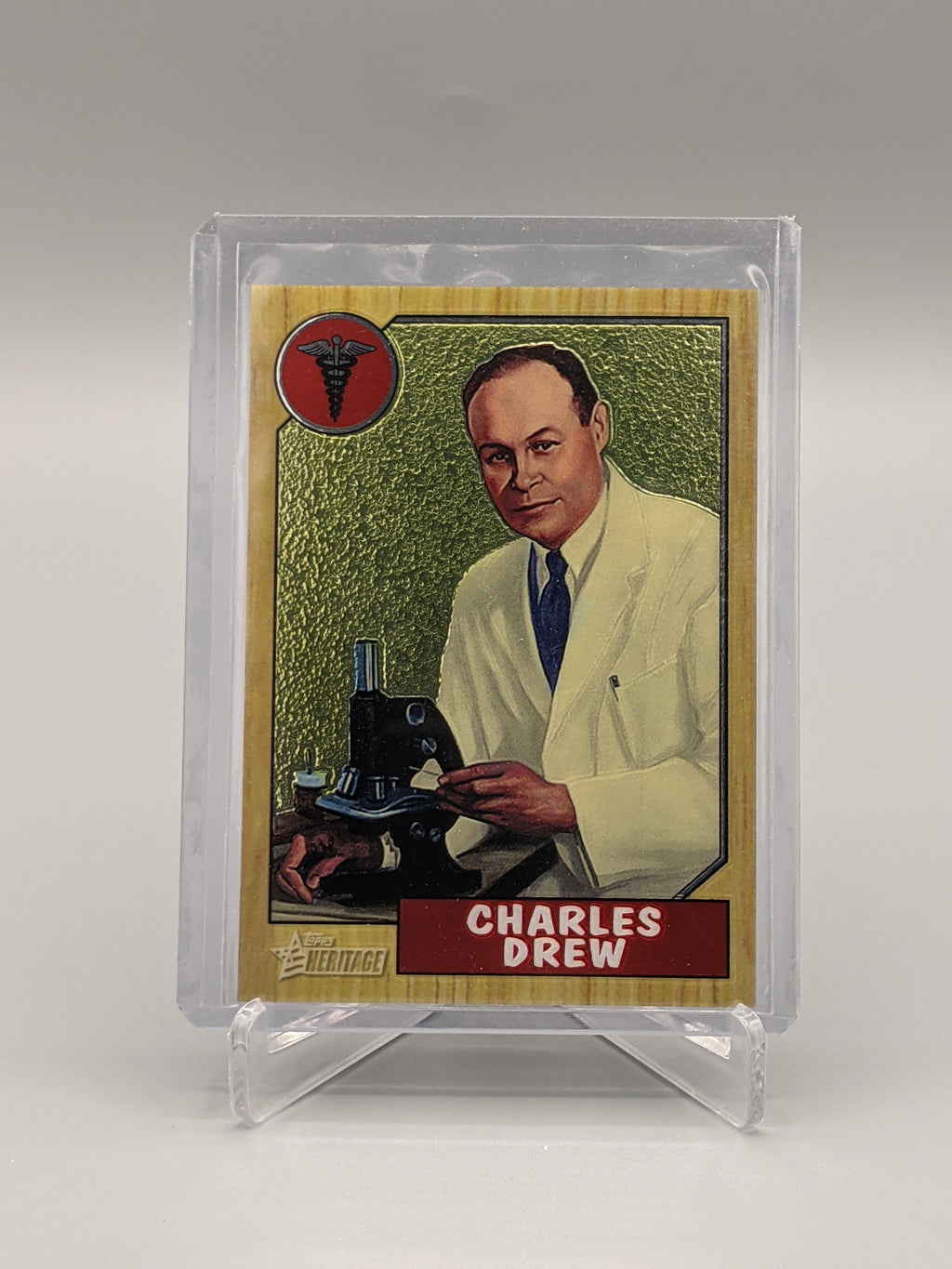 2009 Topps American Heritage Heroes Chrome #C62 Charles Drew #/1776 (BD)
