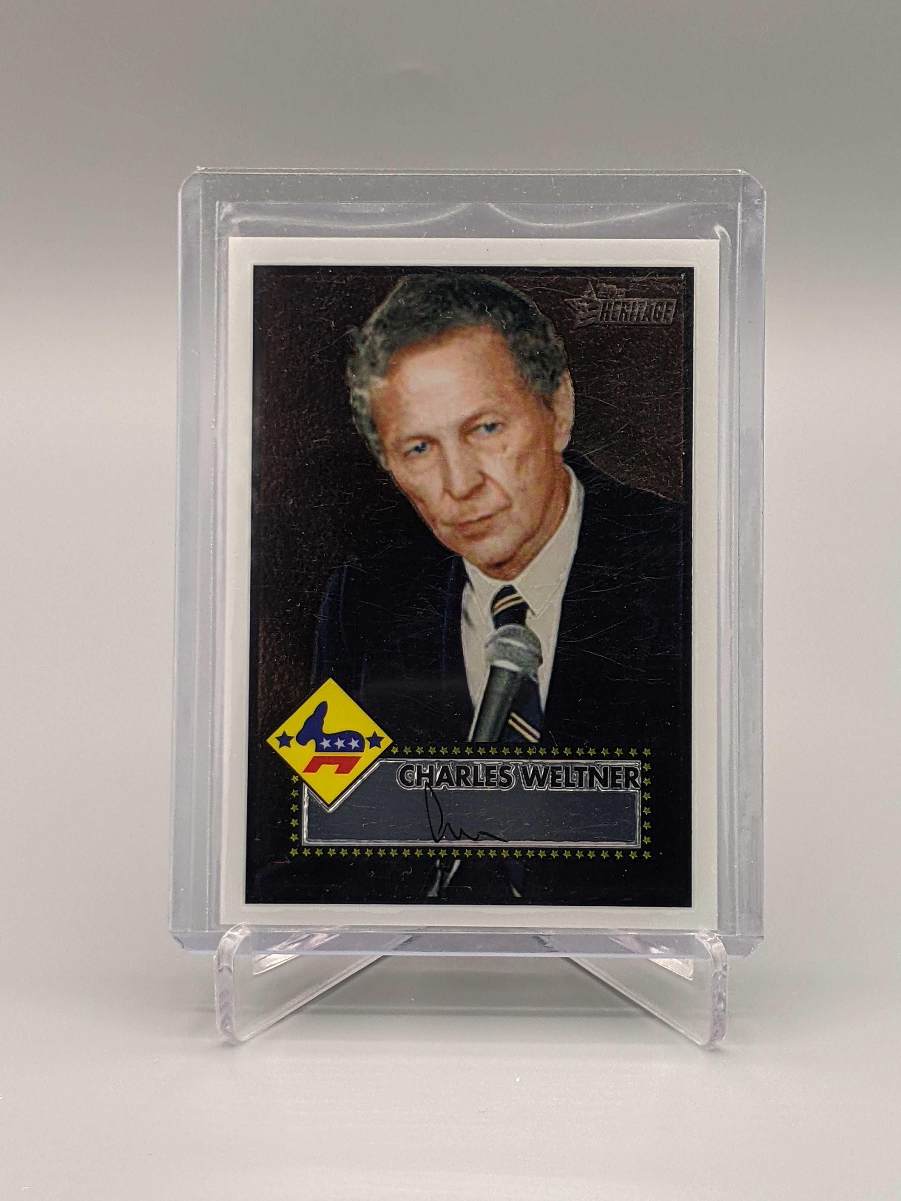 2009 Topps American Heritage Heroes Chrome #C17 Charles Weltner #/1776