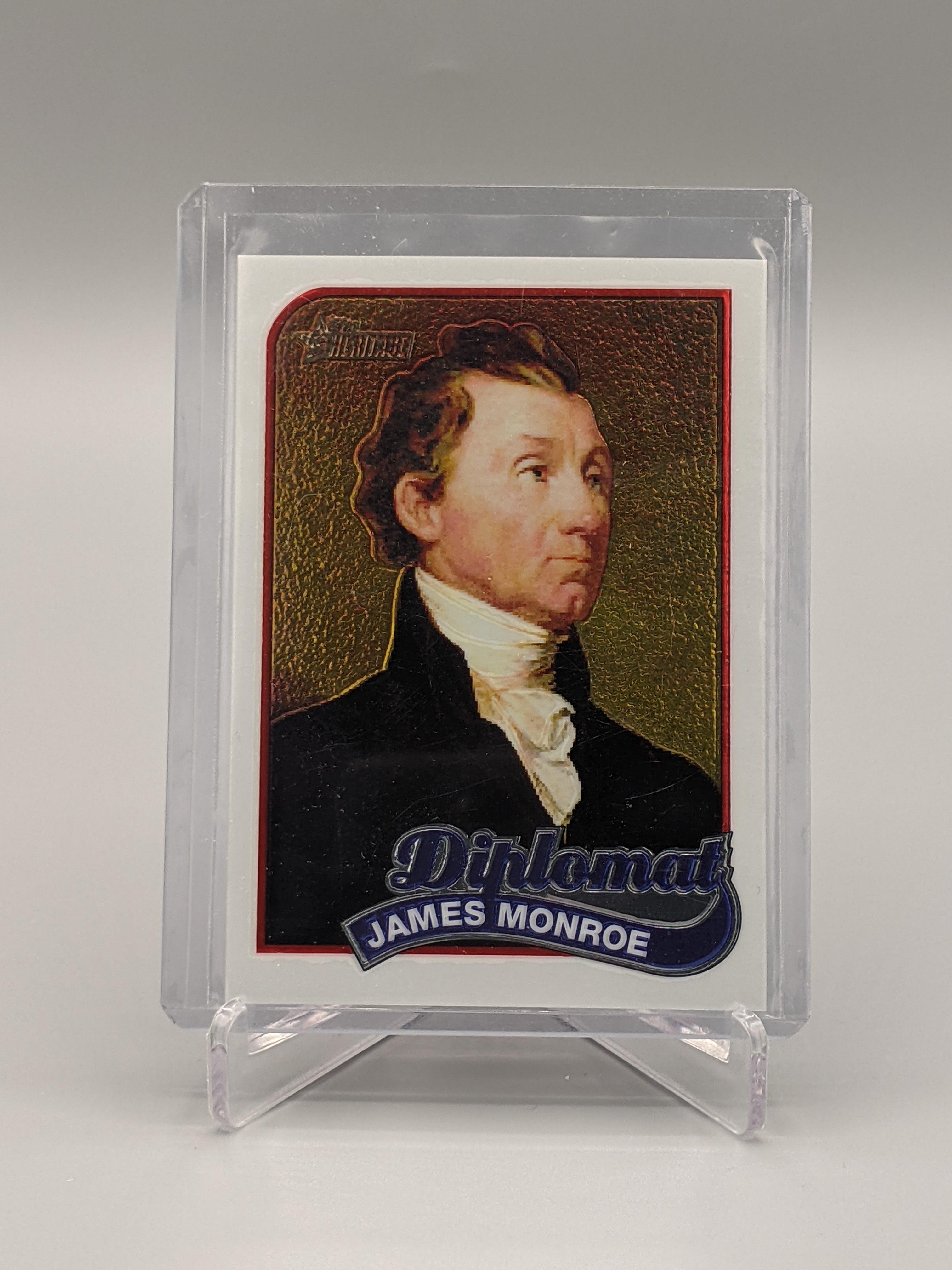 2009 Topps American Heritage Heroes Chrome #C83 James Monroe #/1776