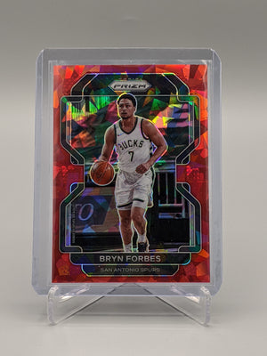 2021-22 Prizm Red Ice Prizm #33 Bryn Forbes Bucks