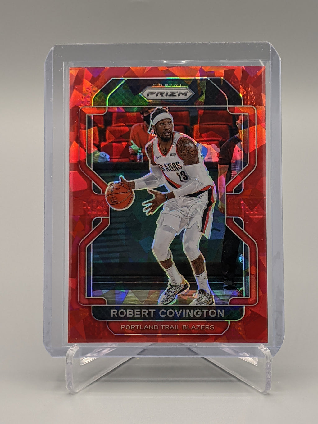 2021-22 Prizm Red Ice Prizm #233 Robert Covington Trail Blazers