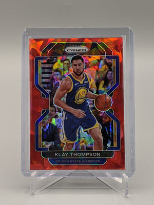 2021-22 Prizm Red Ice Prizm #92 Klay Thompson Warriors