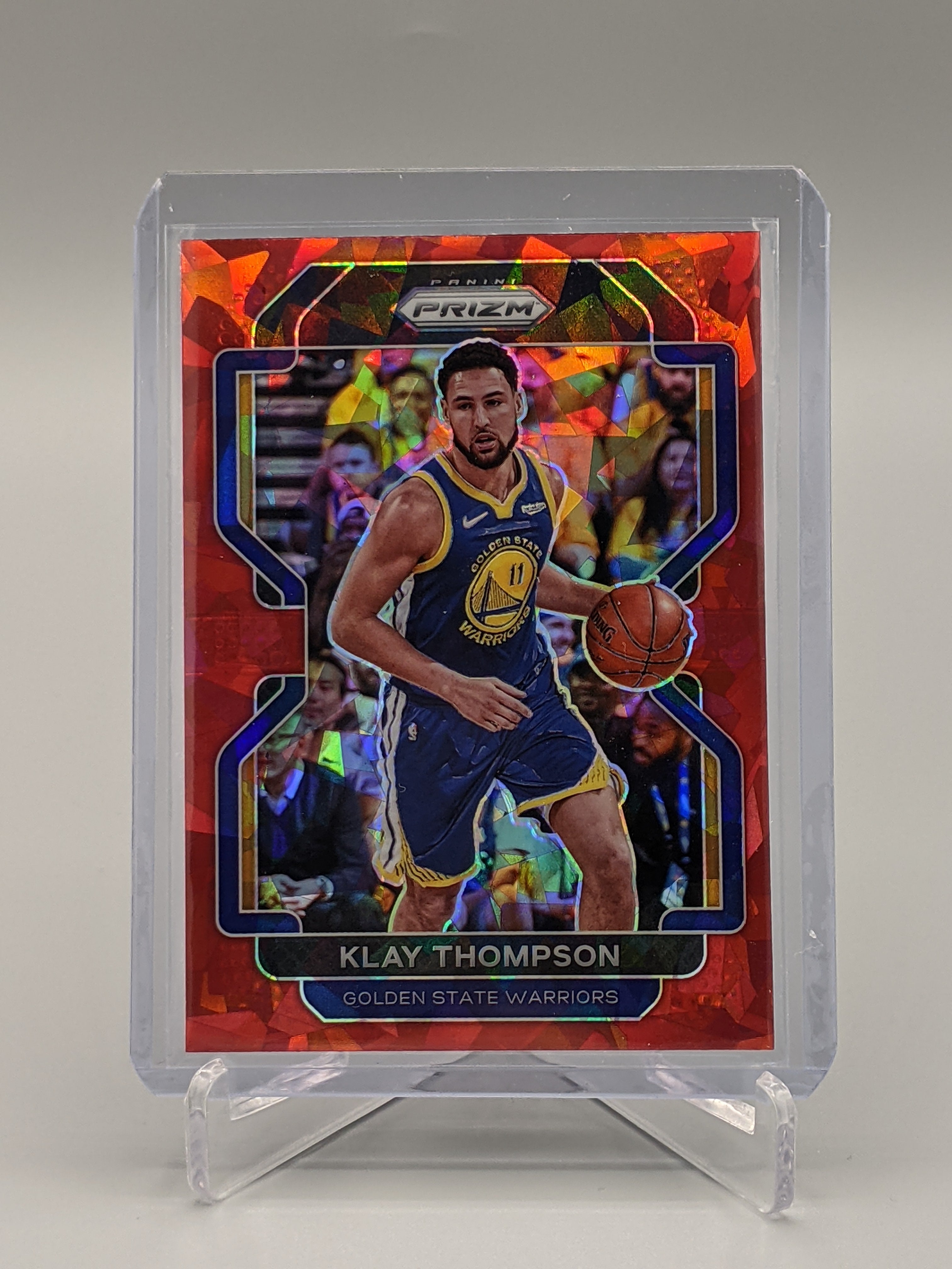 2021-22 Prizm Red Ice Prizm #92 Klay Thompson Warriors
