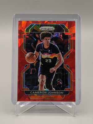 2021-22 Prizm Red Ice Prizm #186 Cameron Johnson Suns
