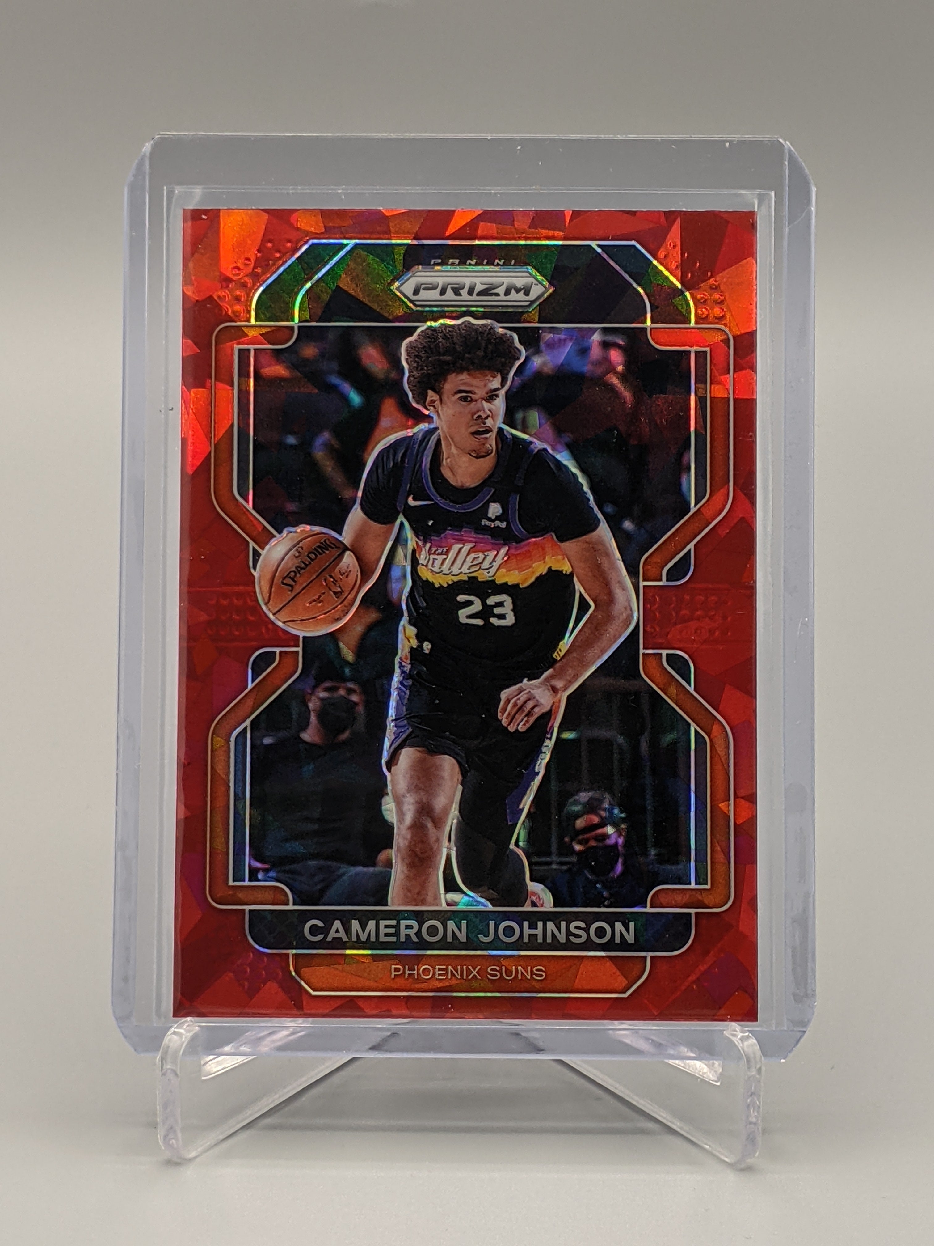 2021-22 Prizm Red Ice Prizm #186 Cameron Johnson Suns