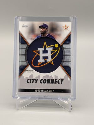 2023 Topps City Connect Cap Patch #CC-YA Yordan Alvarez Astros