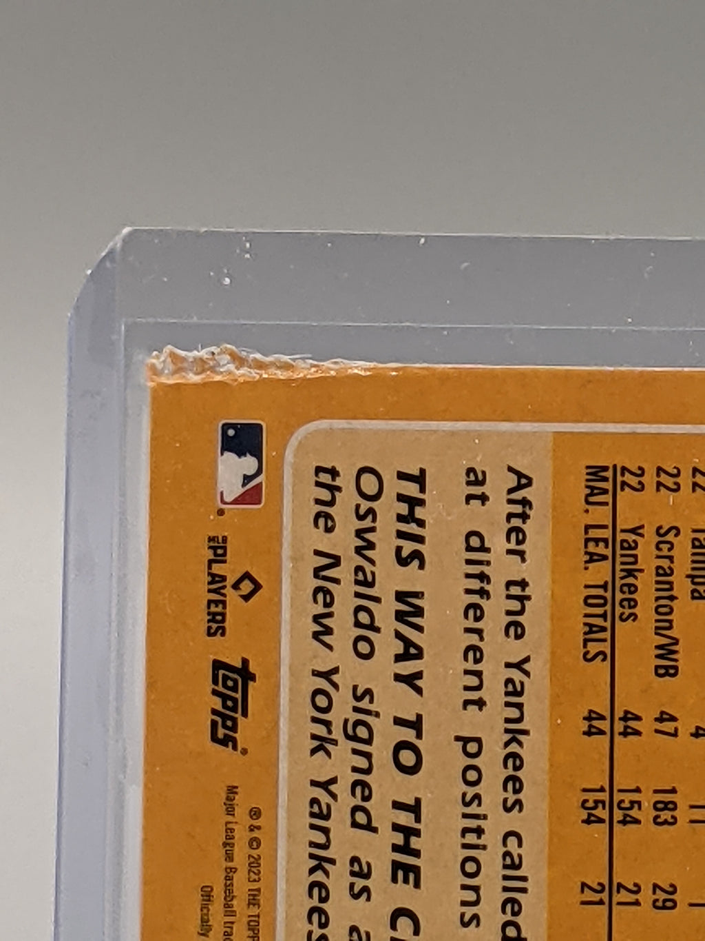 2023 Topps Silver Pack Refractor #T88C-61 Oswaldo Cabrera RC Yankees *(Factory Crimp)