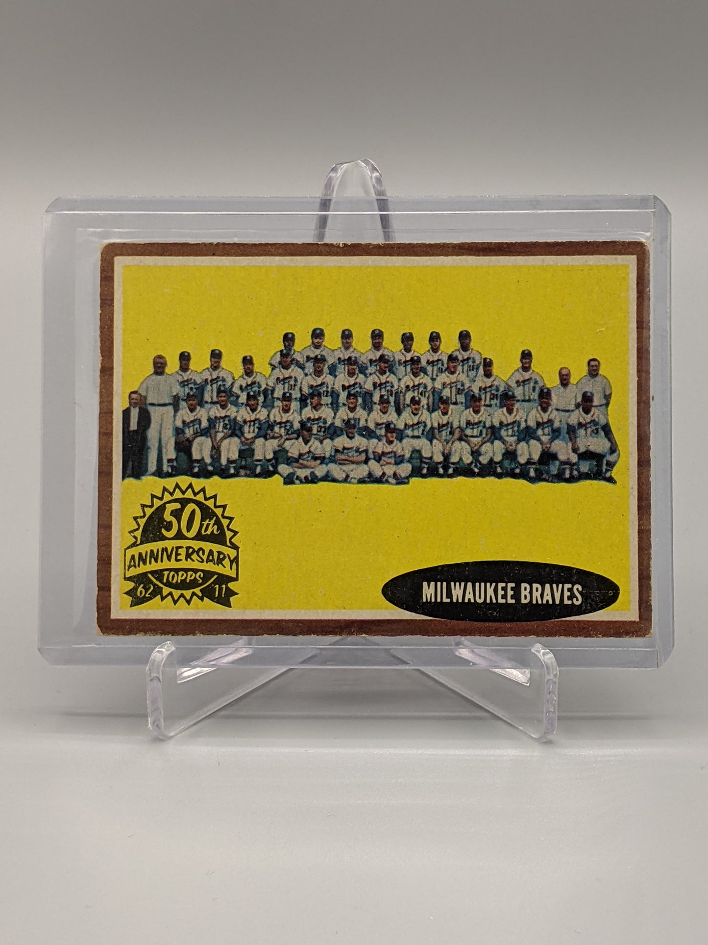 2011 Topps Heritage 50th 1962 Buyback #158 Milwaukee Braves