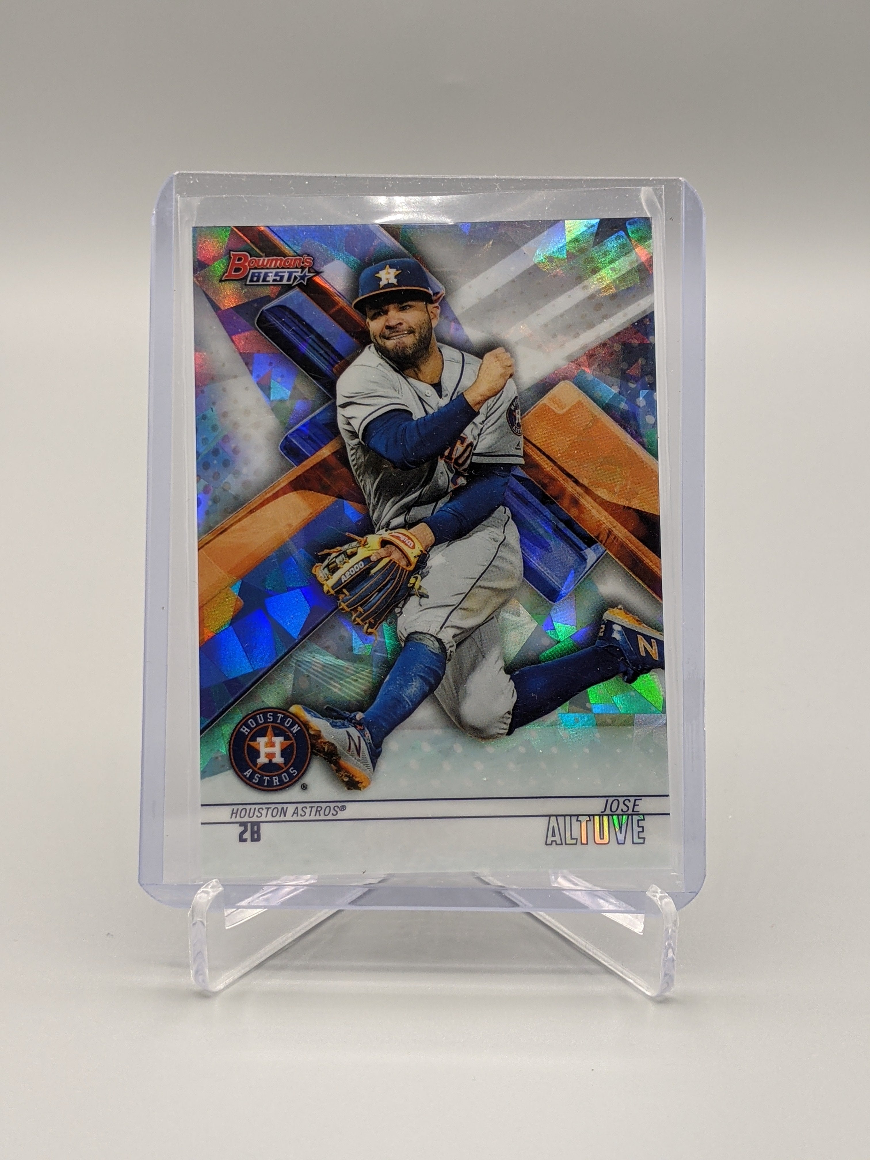 2018 Bowman's Best Atomic Refractor #27 Jose Altuve Astros
