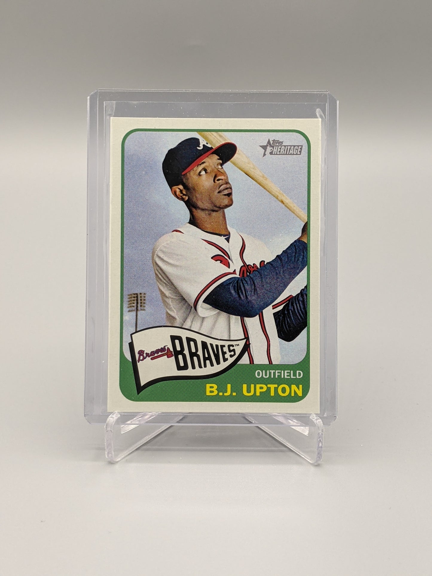 2014 Topps Heritage SP #484 B.J. Upton Braves