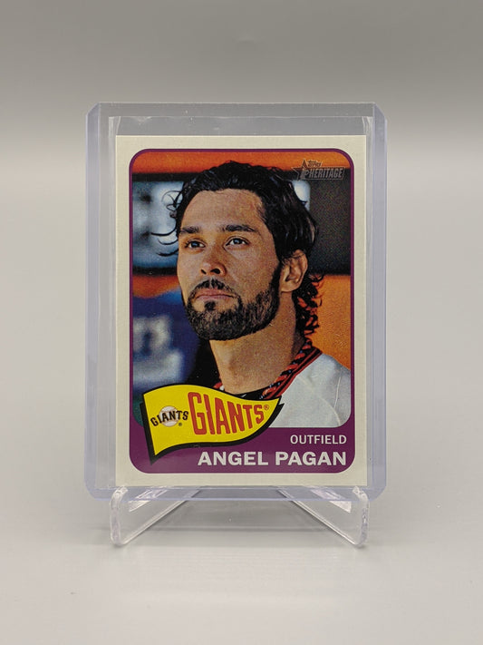 2014 Topps Heritage SP #486 Angel Pagan Giants