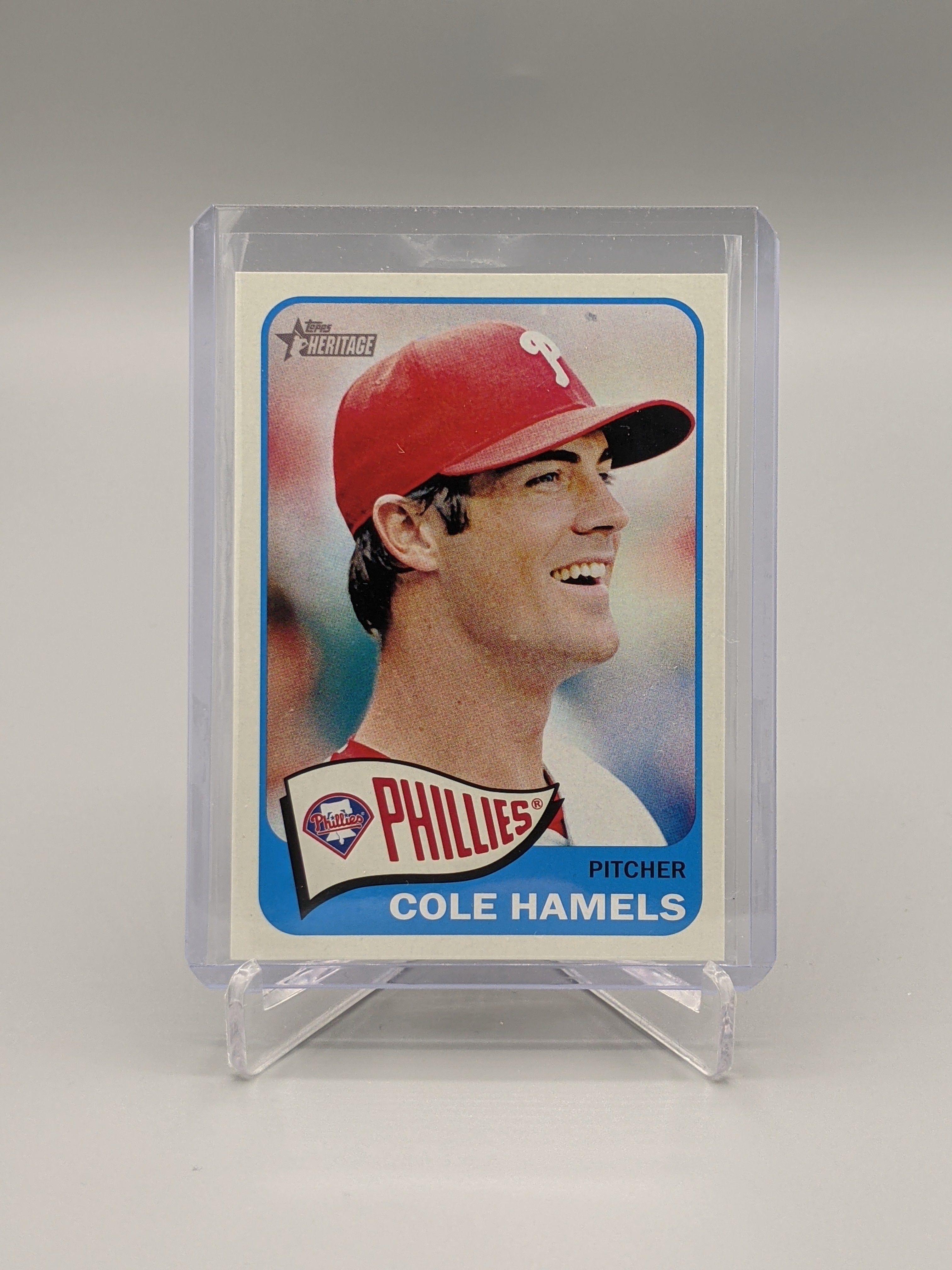 2014 Topps Heritage SP #483 Cole Hamels Phillies