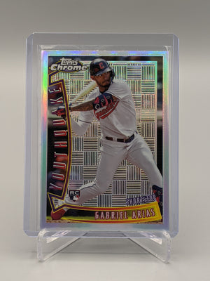 2022 Topps Chrome Sonic Youthquake #YQ-20 Gabriel Arias RC Guardians