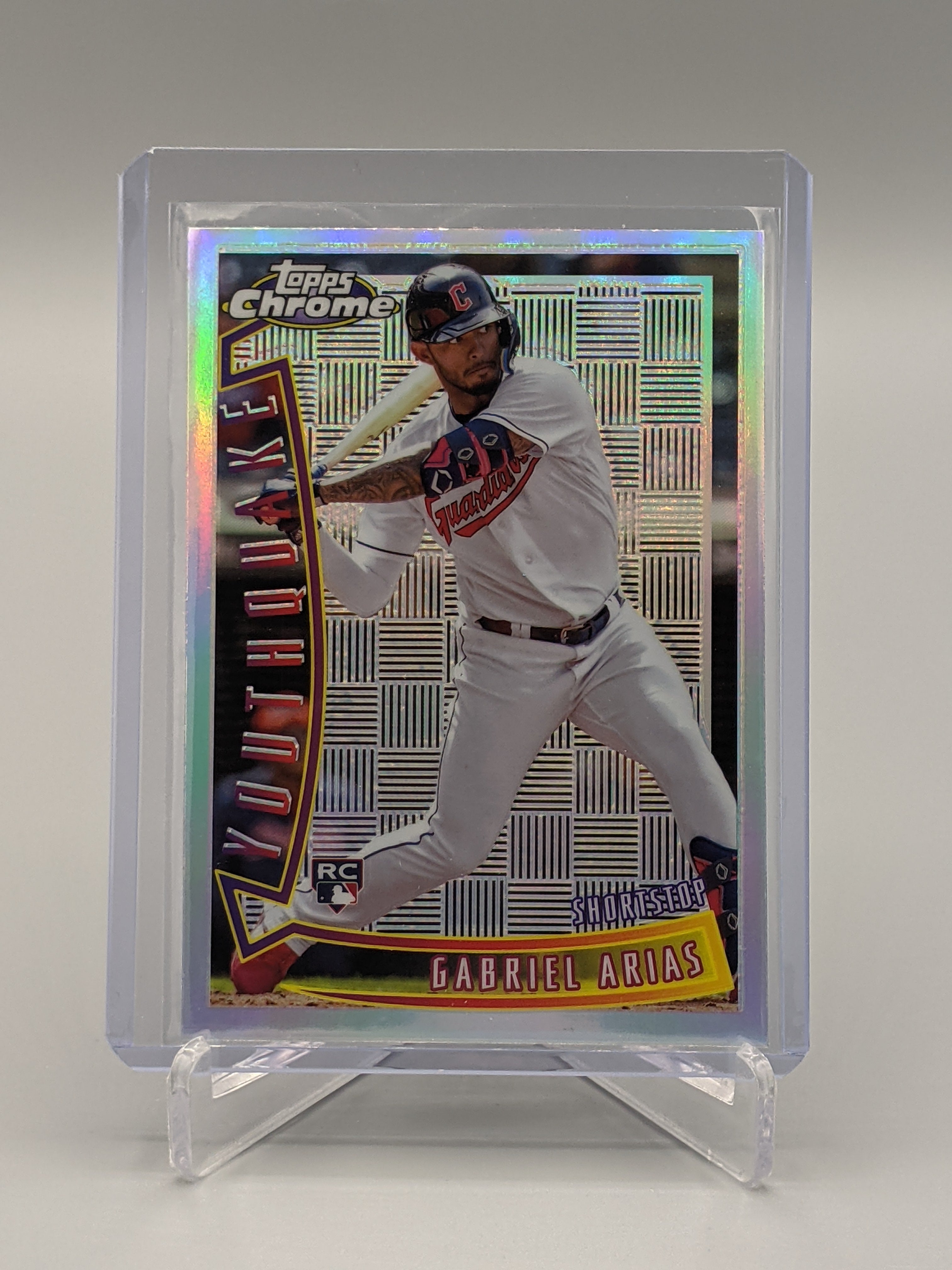 2022 Topps Chrome Sonic Youthquake #YQ-20 Gabriel Arias RC Guardians