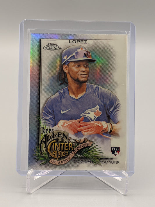 2022 Topps Allen & Ginter Chrome Refractor #212 Otto Lopez RC Blue Jays