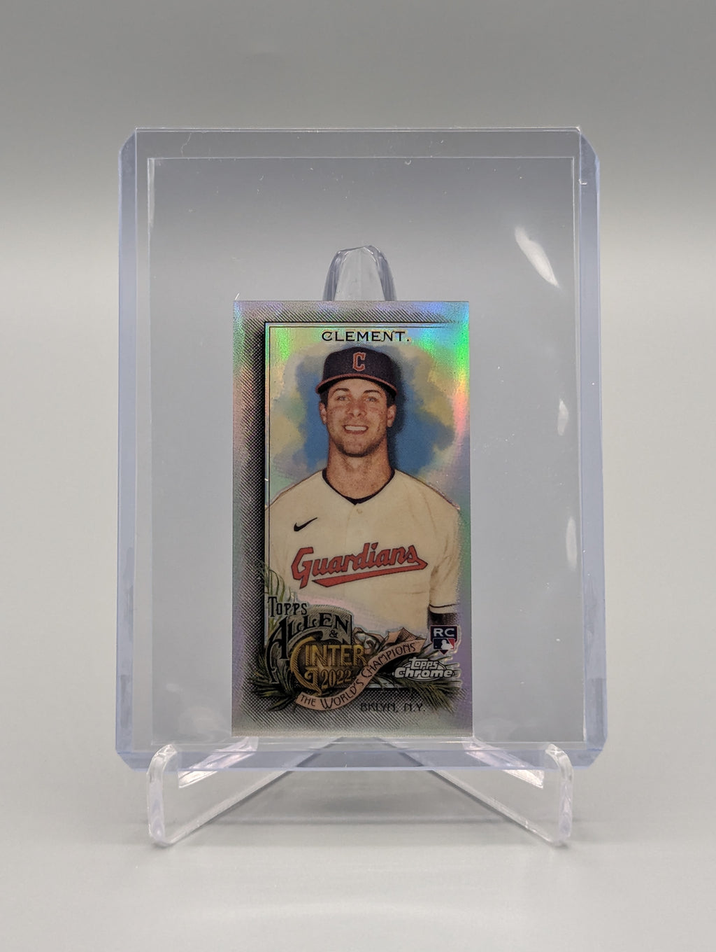 2022 Topps Allen & Ginter Chrome Mini #172 Ernie Clement RC Guardians