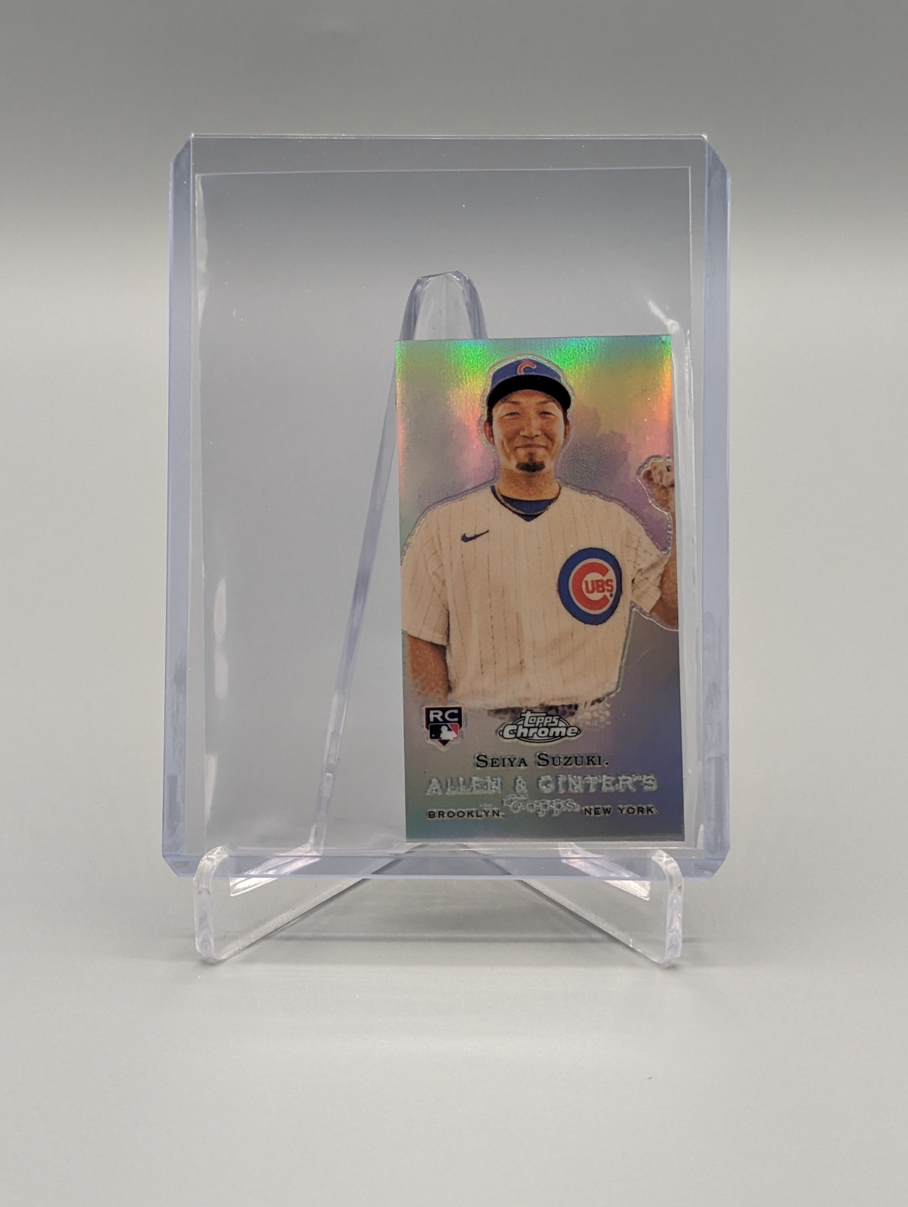 2022 Topps Allen & Ginter Chrome Mini Variation #RDV-7 Seiya Suzuki RC Cubs