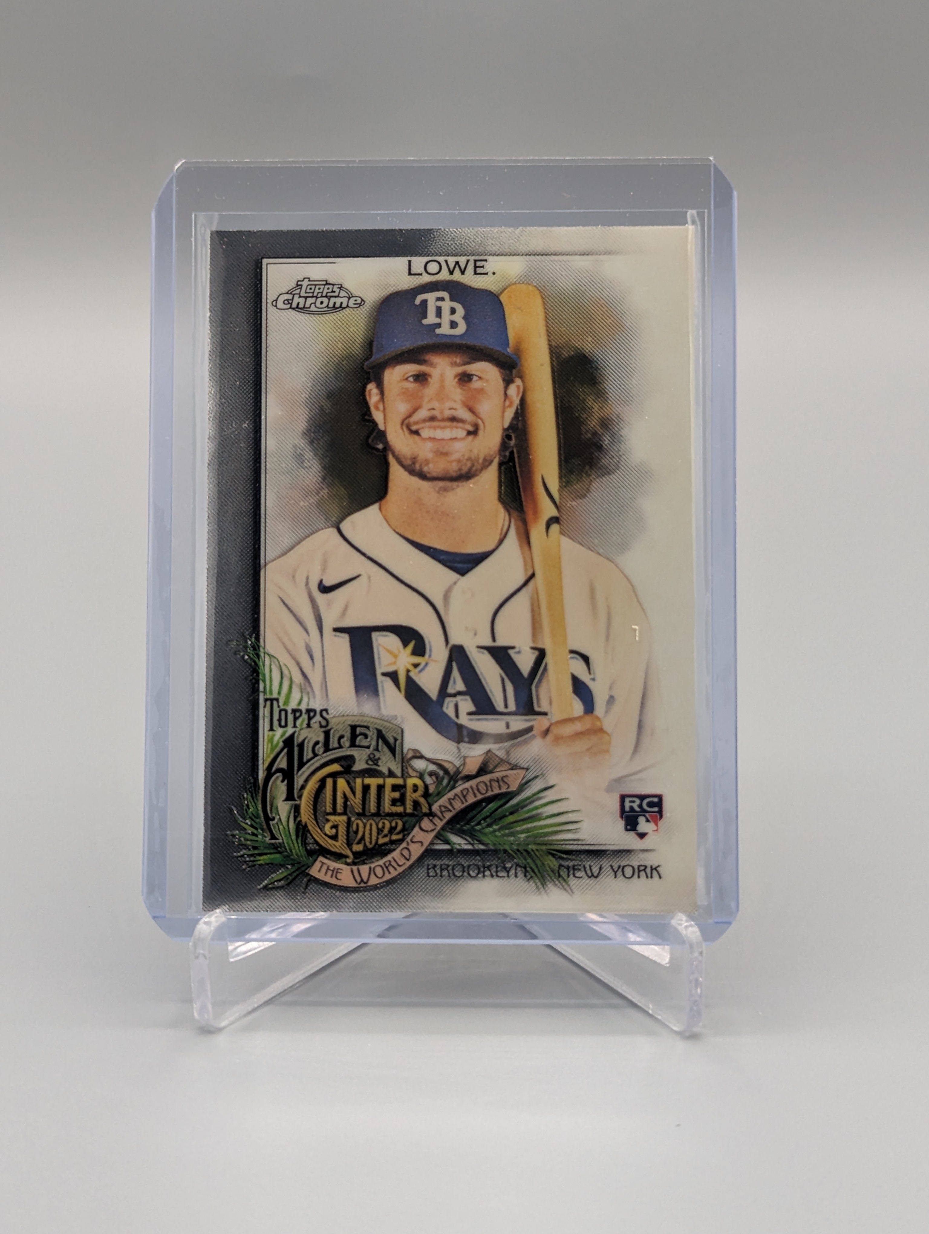 2022 Topps Allen & Ginter Chrome #196 Josh Lowe RC Rays