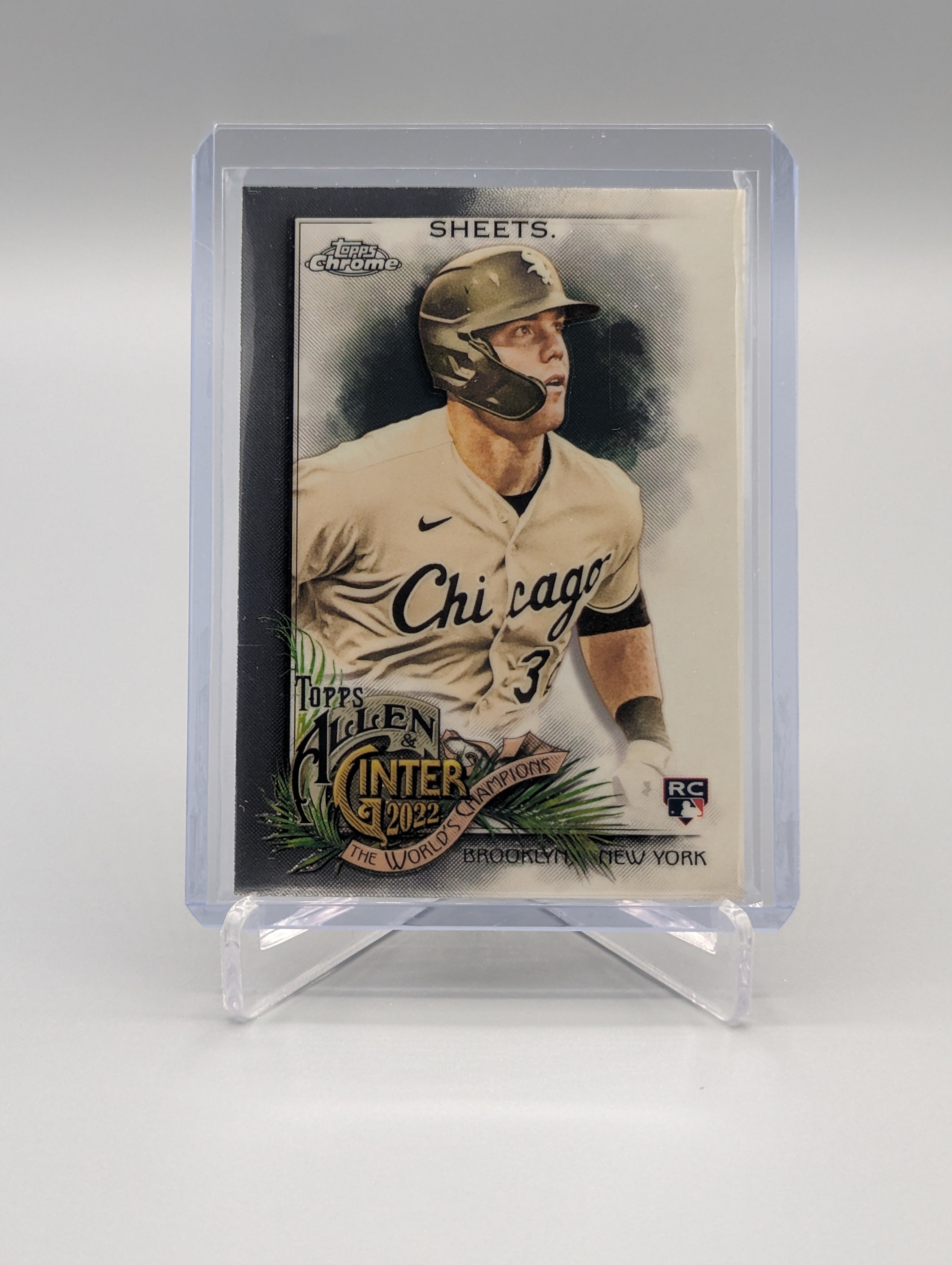 2022 Topps Allen & Ginter Chrome #195 Gavin Sheets RC White Sox