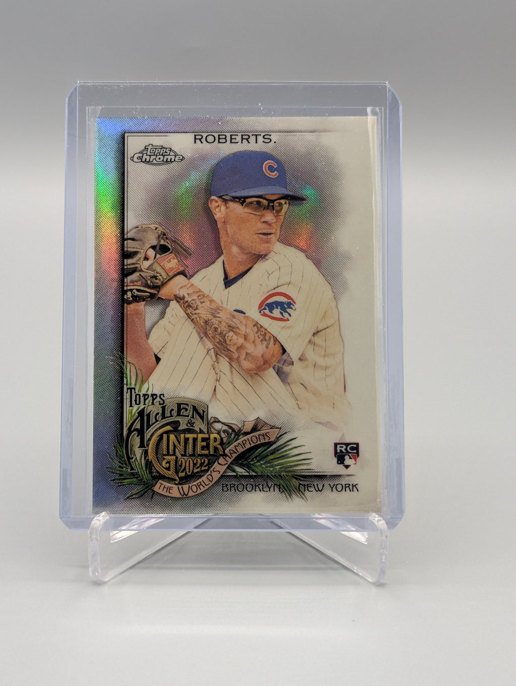 2022 Topps Allen & Ginter Chrome Refractor #259 Ethan Roberts RC Cubs