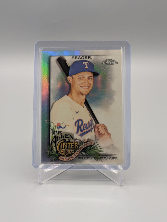 2022 Topps Allen & Ginter Chrome Refractor #119 Corey Seager Rangers