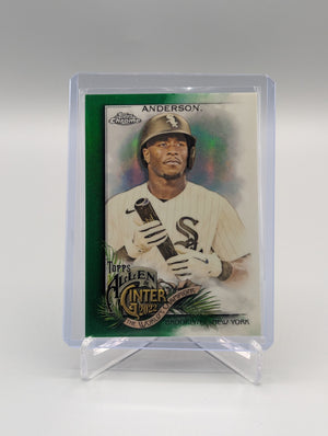 2022 Topps Allen & Ginter Chrome Green Refractor #143 Tim Anderson #/99