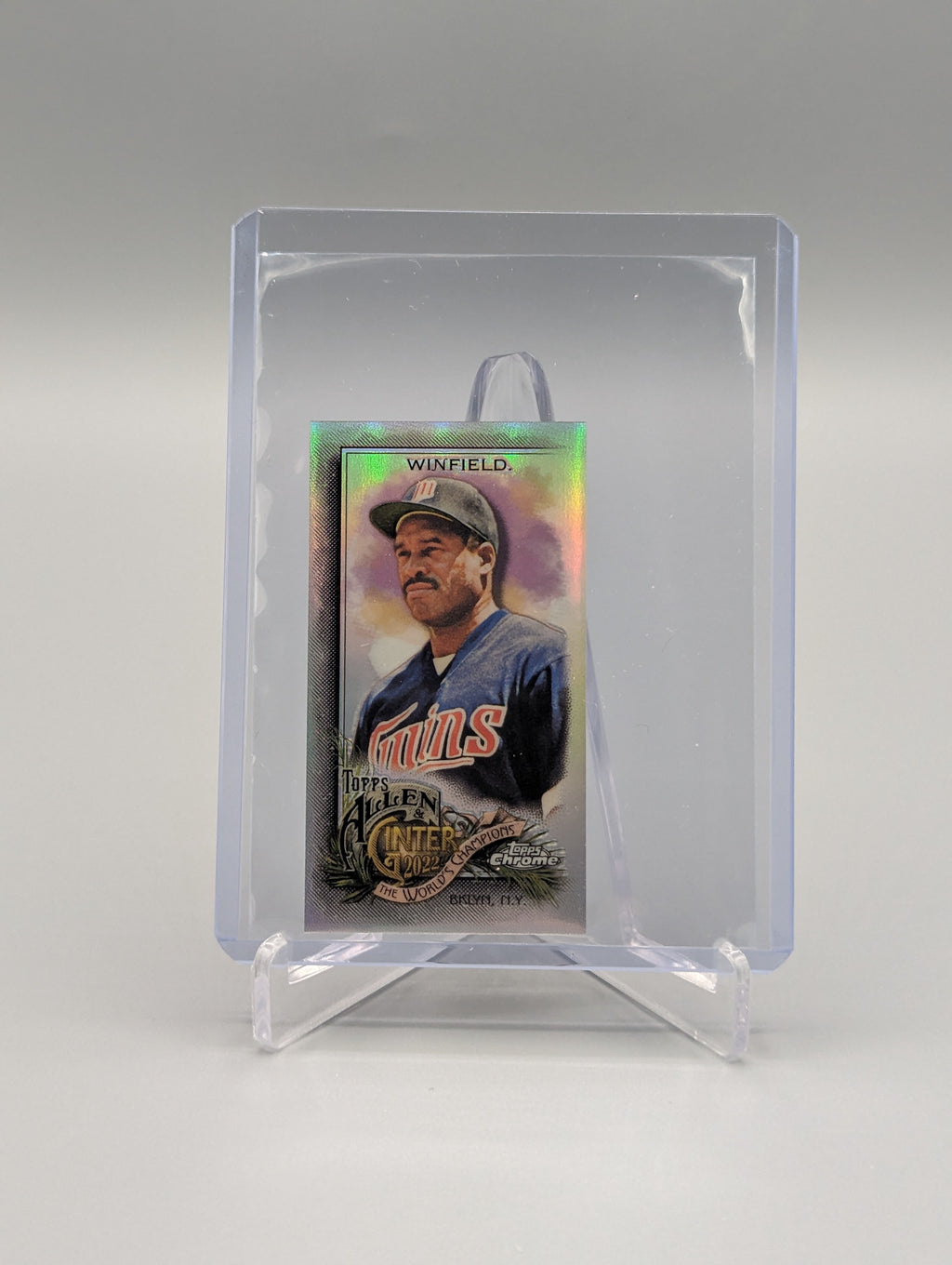 2022 Topps Allen & Ginter Chrome Mini #136 Dave Winfield Twins