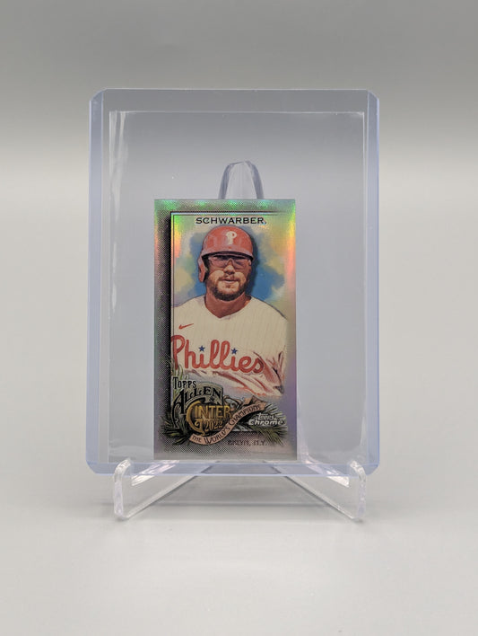 2022 Topps Allen & Ginter Chrome Mini #131 Kyle Schwarber Phillies