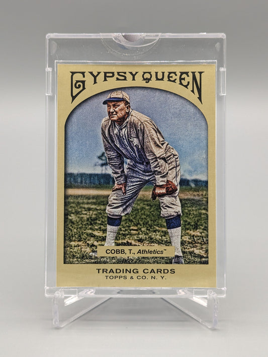 2011 Topps Vault Blank Back Proof #1/1 Gypsy Queen #NNO Ty Cobb A's Athletics